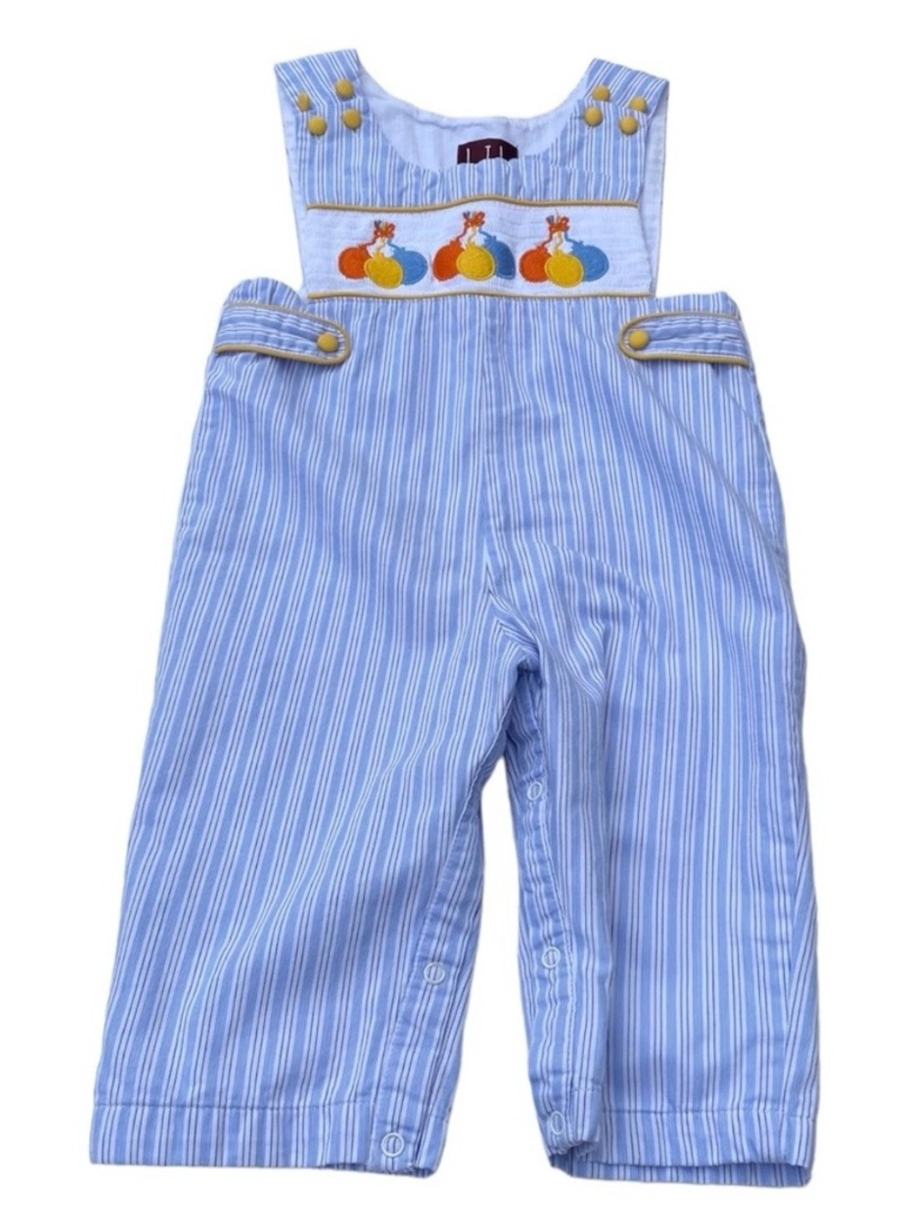 LIL CACTUS Easter Romper Balloons Embroidered Detail Size 18-24 Months